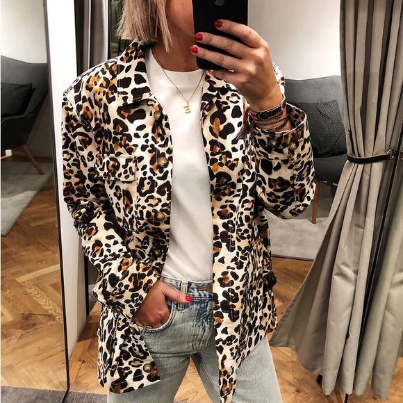 u0026 Other Stories | Jackets u0026 Coats | Other Stories Leopard Print Jacket Nwt  | Poshmark